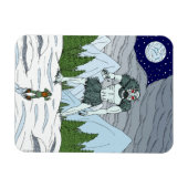 Ithaqua Weird Horror Kunst Magnet (Horizontal)