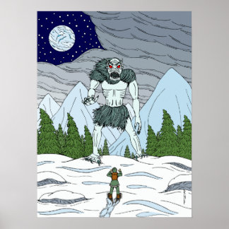 Ithaqua Weird Horror Kunst Poster