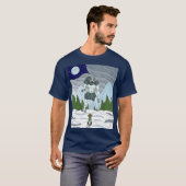 Ithaqua Weird Horror Kunst T-Shirt (Vorne ganz)