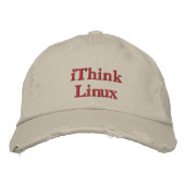 iThink Linux, Designs von Che Dean Bestickte Baseballkappe (Vorderseite)