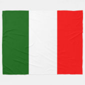 ITILIAN FLAG FLEECEDECKE (Vorderseite (Horizontal))
