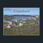 Itilleq On the Davis Strait Greenland Postkarte<br><div class="desc">This postcard features Itilleq On the Davis Strait in Greenland. It is just two kilometers north of the Arctic Circle. Photo credit: David Stanley,  2016.

Enjoy your new Itilleq On the Davis Strait Greenland Postcard!</div>