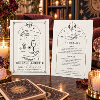 Itinerary Tarot Card Junggeselinnen-Abschied