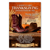 itinerary tischnummer (Vorderseite)