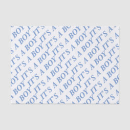 ITIS EIN JUNGEN-Seidenpapier (blau) Seidenpapier