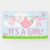 ITIS EIN MÄDCHEN! (BABY IM BANNER (Horizontal)