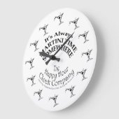 ITIS IMMER MARTINI ZEIT-IRGENDWO WANDUHR (Winkel)