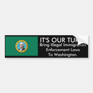 ITIS UNSERE DREHUNG, Washington Autoaufkleber