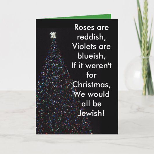 ITIS WEIHNACHTSgestopftes ES! Feiertagskarte (Vorderseite)