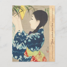Ito 100 Beauties Wearing Takasa Kimono Postkarte