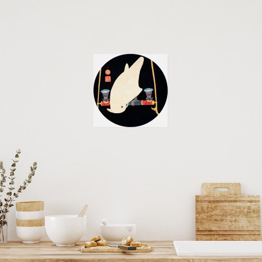 Ito Jakuchu A White Macaw Poster (Küche)