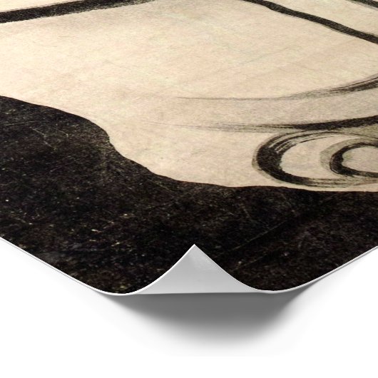 Ito Jakuchu Elephant Poster (Ecke)