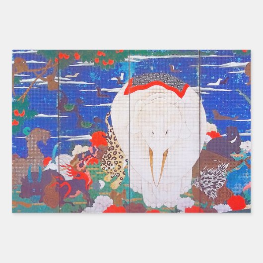 Itō Jakuchū Geschenkpapier Set (Vorderseite 3)