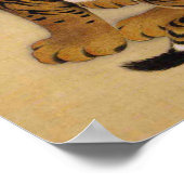 Ito Jakuchu Tiger Poster (Ecke)