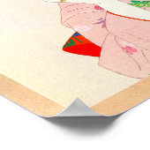 Ito Shinsui Make up vntage japanese geishlady Poster (Ecke)