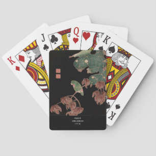 Itoh Jakuchu 伊 藤 冲 若, 青 桐 に 砂 Spielkarten