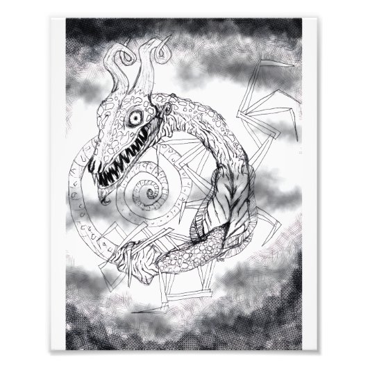 Itos Drachen-Druck Fotodruck (Vorne)