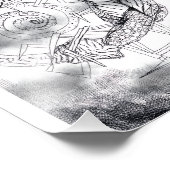 Ito's Dragon Print Fotodruck (Ecke)