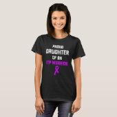 Itp Awareness Immun Thrombozytopenie Warrior Surv T-Shirt (Vorne ganz)