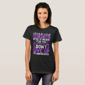 ITP Awareness Warrior Fighter Purple Ribbon T-Shirt (Vorne ganz)