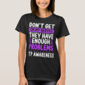 ITP Ribbon Lila ITP Survivor ITP Sensibilisierungs T-Shirt (Vorderseite)