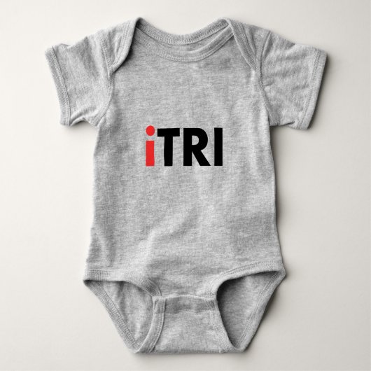 iTri Triathlon Baby Strampler (Vorderseite)