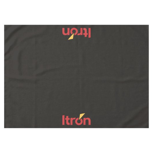 Itron Black Tablecloth 152 x 213 cm Tischdecke (Vorderseite (Horizontal))