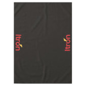 Itron Black Tablecloth 152 x 213 cm Tischdecke (Vorderseite)