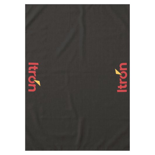 Itron Black Tablecloth 152 x 213 cm Tischdecke (Vorderseite)