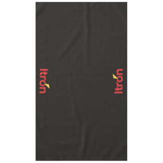 Itron Black Tablecloth 152 x 264 cm Tischdecke