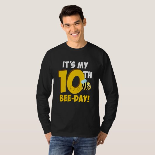 It's 10th Bee Day Honey Beekeeper Apiary Beekeepin T-Shirt (Vorne ganz)
