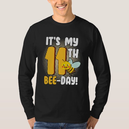 It's 11th Bee Day Honey Beekeeper Apiary Beekeepin T-Shirt (Vorderseite)