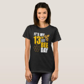 It's 13th Bee Day Honey Beekeeper Apiary Beekeepin T-Shirt (Vorne ganz)