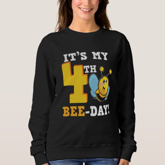 It's 4th Bee Day Honey Beekeeper Apiary Beekeeping Sweatshirt (Vorderseite)