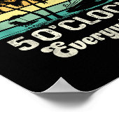 It's 5 O'clock Everywhere I'm Retired Funny Retire Poster (Ecke)