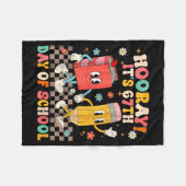 It's 67th Day Of School 67 Days Of School Funny Nu Fleecedecke (Vorderseite (Horizontal))