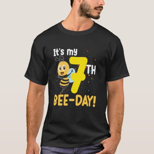 It's 7th Bee Day Honey Beekeeper Apiary Beekeeping T-Shirt (Vorderseite)