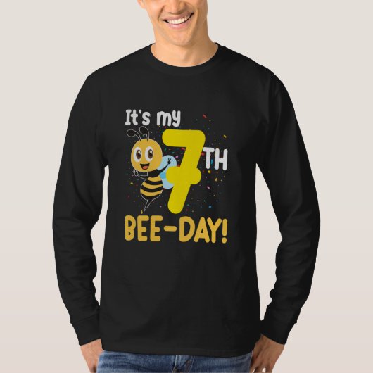 It's 7th Bee Day Honey Beekeeper Apiary Beekeeping T-Shirt (Vorderseite)