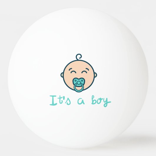 It's a Baby Boy! Tischtennisball (Vorderseite)