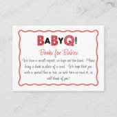 It's a Baby Q Books for Babies Card Begleitkarte (Vorderseite)