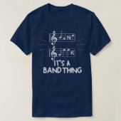 Its A Band Thing Music Geek Musical Group Notes 1 T-Shirt (Design vorne)