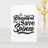 It's A Beautiful Day Chiropractic Chiropractor Karte (Gelbe Blume)