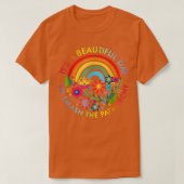 Its A Beautiful Day To Smash The Patriarchy Femini T-Shirt (Design vorne)