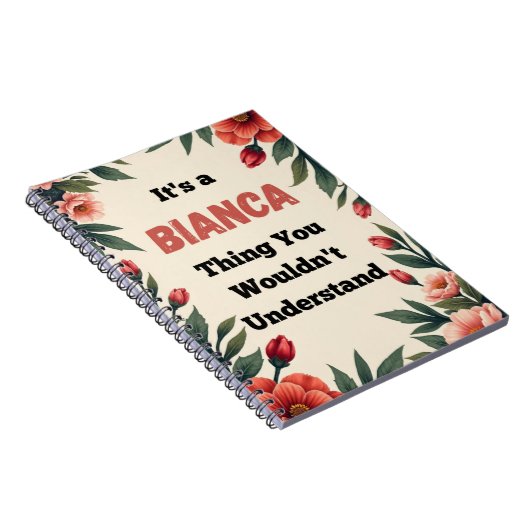 It's a Bianca Thing You Wouldn't Understand Notizblock (Rechte Seite)