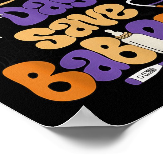 Its A Boo-tiful Day To Save Babies Nicu Nurse Boo  Poster (Ecke)