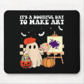 It's A Bootiful Day To Make Art Groovy Art Teacher Mousepad (Vorne)