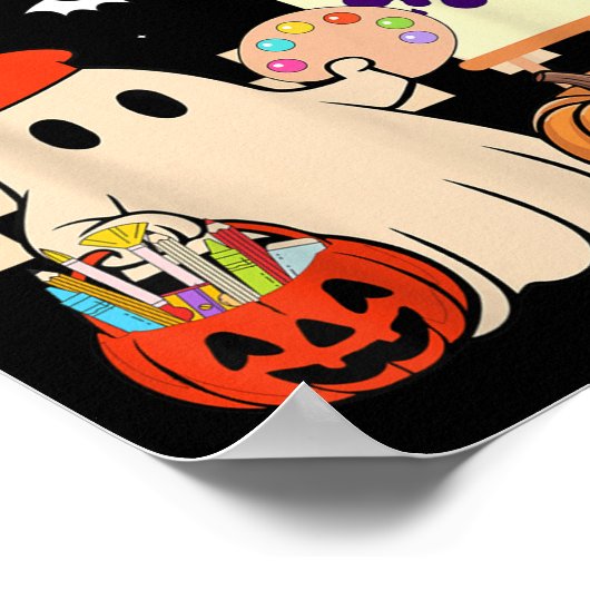 It's A Bootiful Day To Make Art Groovy Art Teacher Poster (Ecke)