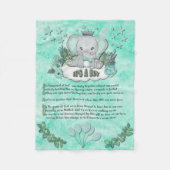 "It's a Boy" Baby Blanket Fleecedecke (Vorderseite)