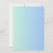 "It's A Boy" Baby Dusche Party Dekor - Teddy Bear Einladung (Rückseite)