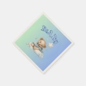 "It's A Boy" Baby Dusche Party Dekor - Teddy Bear Serviette (Ecke)
